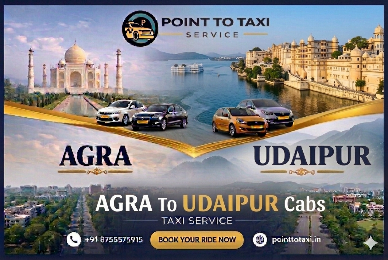 Agra to Udaipur Taxi Service